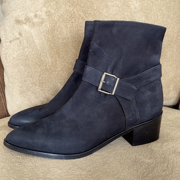 Brand New Avellini Genuine Leather Black Heeled Zipper Ankle Boots Made in Italy - Picture 6 of 15